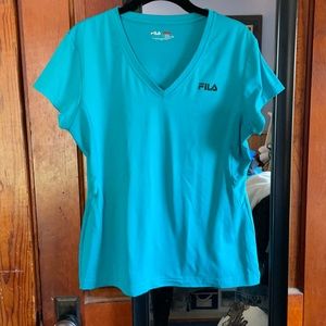 Fila Sport V-Neck Active Wear T-shirt